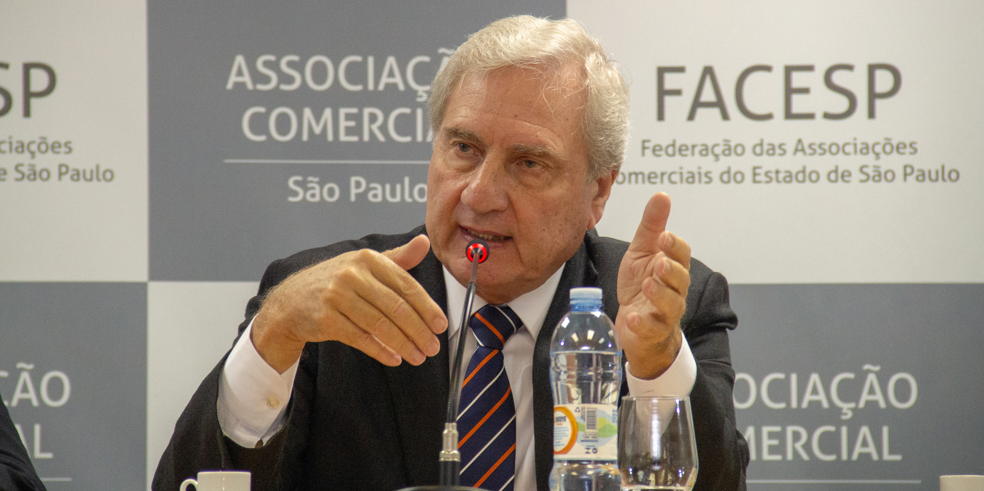 Alfredo Cotait Neto destaca a defesa do empreendedorismo da Facesp que dirige
